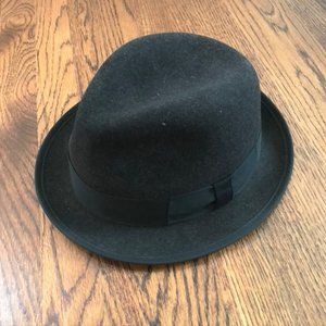 RAG & BONE Gray Wool Fedora L